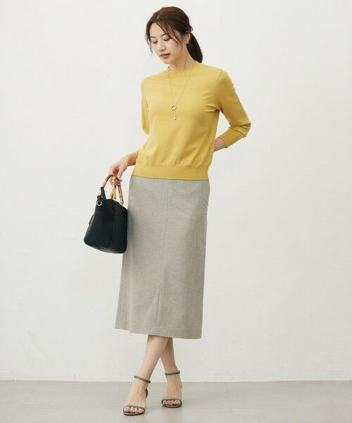 J.PRESS / ジェイプレス ミニ・ひざ丈スカート | Shineシャンブレーツイル スカート | 詳細21