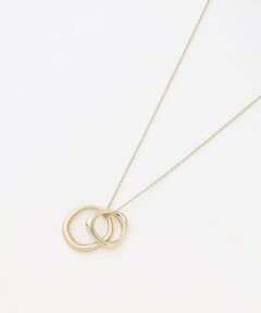 J.PRESS / ジェイプレス ネックレス・ペンダント・チョーカー | メタルコンビ ダブルリング ネックレス