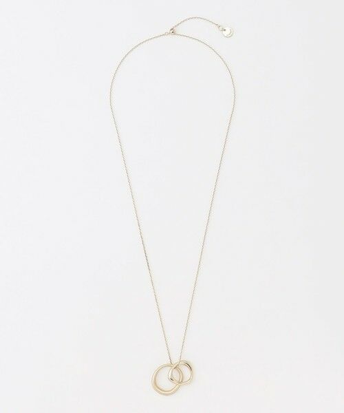 J.PRESS / ジェイプレス ネックレス・ペンダント・チョーカー | メタルコンビ ダブルリング ネックレス | 詳細10