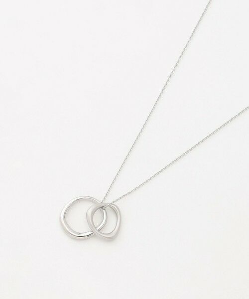 J.PRESS / ジェイプレス ネックレス・ペンダント・チョーカー | メタルコンビ ダブルリング ネックレス | 詳細20