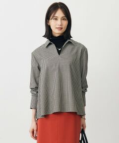 J.PRESS / ジェイプレス シャツ・ブラウス | サイロチェック スキッパー ブラウス