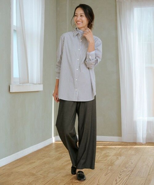 J.PRESS / ジェイプレス シャツ・ブラウス | エステネージュストライプ シャツ ブラウス | 詳細5