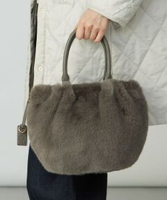 J.PRESS / ジェイプレス ショルダーバッグ | 【2way】エコファー バッグ