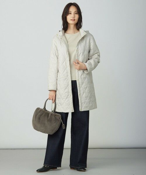 J.PRESS / ジェイプレス その他アウター | 【WEB限定カラーあり・2way】コンパクトタフタキルティング  フーデッド コート | 詳細8