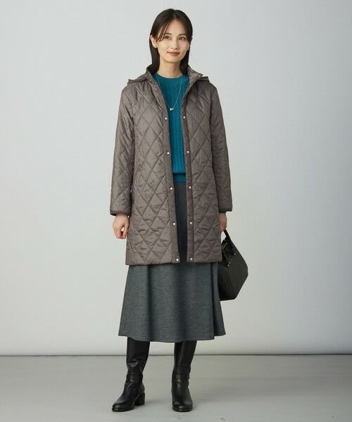 J.PRESS / ジェイプレス その他アウター | 【WEB限定カラーあり・2way】コンパクトタフタキルティング  フーデッド コート | 詳細13