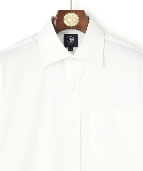 J.PRESS / ジェイプレス シャツ・ブラウス | 【PREMIUM PLEATS / 形態安定】ピンオックス ドレスシャツ / ワイド | 詳細3