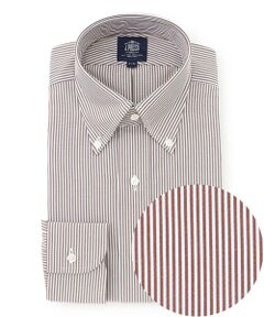J.PRESS / ジェイプレス シャツ・ブラウス | 【PREMIUM PLEATS / 形態安定】ロンドンストライプ ドレスシャツ / B.D.