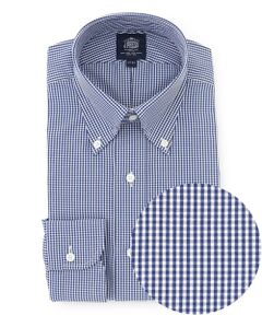 J.PRESS / ジェイプレス シャツ・ブラウス | 【PREMIUM PLEATS / 形態安定】ギンガムチェック ドレスシャツ / B.D.