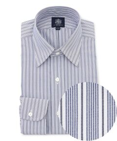 J.PRESS / ジェイプレス シャツ・ブラウス | 【PREMIUM PREATS / 形態安定】イングリッシュストライプ ドレスシャツ / レギュラー