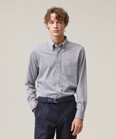 J.PRESS / ジェイプレス シャツ・ブラウス | ポロシャツのような快適な着心地【吸水速乾 / ストレッチ / 消臭 / ノンアイロン】エレスポジャージー ドレスシャツ / B.D.