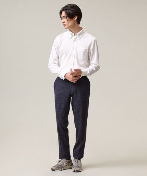 J.PRESS / ジェイプレス シャツ・ブラウス | ポロシャツのような快適な着心地【吸水速乾 / ストレッチ / 消臭 / ノンアイロン】エレスポジャージー ドレスシャツ / B.D. | 詳細2