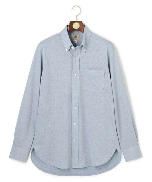 J.PRESS / ジェイプレス シャツ・ブラウス | ポロシャツのような快適な着心地【吸水速乾 / ストレッチ / 消臭 / ノンアイロン】エレスポジャージー ドレスシャツ / B.D. | 詳細9