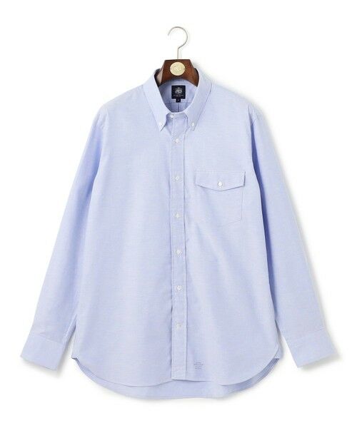 J.PRESS/ジェイプレス 【KING SIZE】【定番 / 不変の品格】アービング シャツ / ボタンダウン サックスブルー系 2L