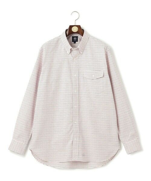 J.PRESS/ジェイプレス 【KING SIZE】【定番 / 不変の品格】タッターソール シャツ / ボタンダウン レッド系3 5L J.PRESS/ジェイプレス 【KING SIZE】【定番 / 不変の品格】タッターソール シャツ / ボタンダウン レッド系3 5L