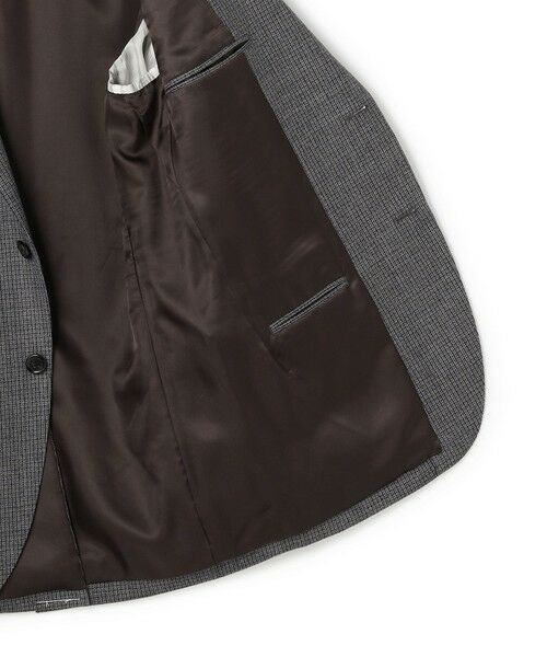 J.PRESS / ジェイプレス テーラードジャケット | 【定番 / セットアップ対応】マナードシルクホームスパン ガンクラブチェック ジャケット | 詳細10