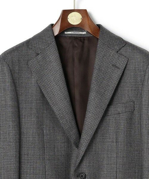 J.PRESS / ジェイプレス テーラードジャケット | 【定番 / セットアップ対応】マナードシルクホームスパン ガンクラブチェック ジャケット | 詳細2