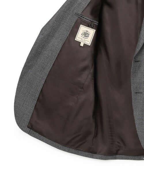 J.PRESS / ジェイプレス テーラードジャケット | 【定番 / セットアップ対応】マナードシルクホームスパン ガンクラブチェック ジャケット | 詳細9