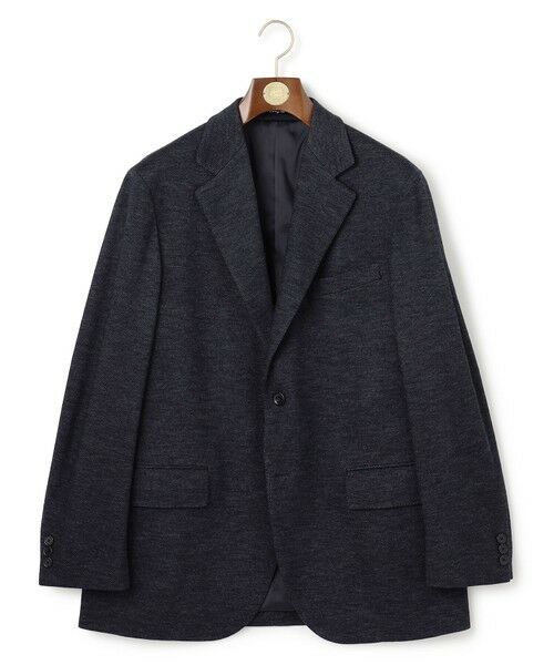 J.PRESS/ジェイプレス 【KING SIZE】【セットアップ対応 / ストレッチ】SOFAニット ハイグレードジャージー ジャケット ネイビー系8 2L J.PRESS/ジェイプレス 【KING SIZE】【セットアップ対応 / ストレッチ】SOFAニット ハイグレードジャージー ジャケット ネイビー系8 2L