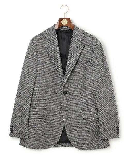 J.PRESS/ジェイプレス 【KING SIZE】【セットアップ対応 / ストレッチ】SOFAニット ストレッチジャージー ジャケット ブラック系8 4L J.PRESS/ジェイプレス 【KING SIZE】【セットアップ対応 / ストレッチ】SOFAニット ストレッチジャージー ジャケット ブラック系8 4L