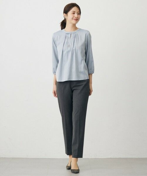 J.PRESS / ジェイプレス カットソー | プロビスストライプ&チェック カットソー | 詳細7