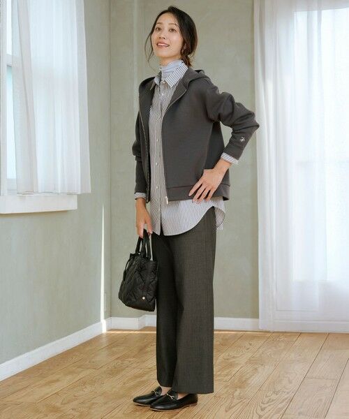 J.PRESS / ジェイプレス パーカー | ダンボールジャージー ジップアップ パーカー | 詳細5