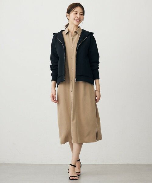 J.PRESS / ジェイプレス パーカー | ダンボールジャージー ジップアップ パーカー | 詳細10