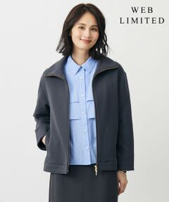 J.PRESS / ジェイプレス パーカー | 【WEB限定】ダンボールジャージー ハイネック ブルゾン