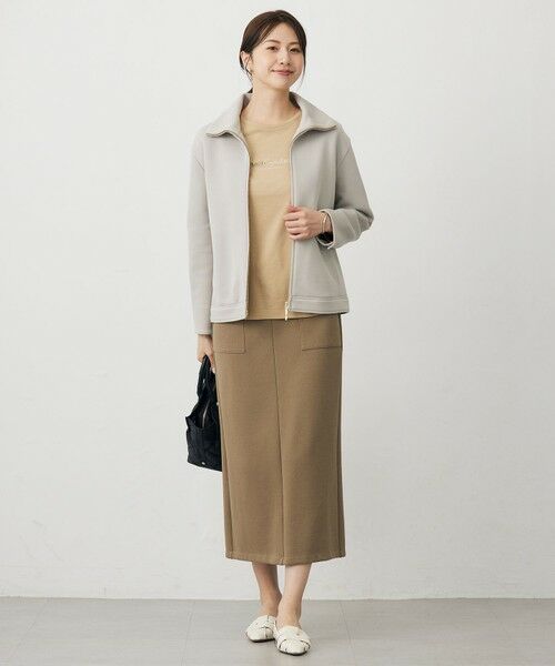 J.PRESS / ジェイプレス パーカー | 【WEB限定】ダンボールジャージー ハイネック ブルゾン | 詳細3