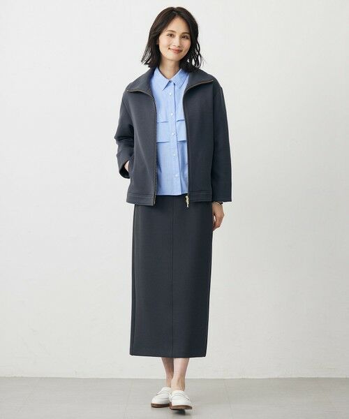 J.PRESS / ジェイプレス パーカー | 【WEB限定】ダンボールジャージー ハイネック ブルゾン | 詳細13