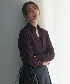 J.PRESS / ジェイプレス カットソー | ジョーゼットダンボール スキッパー カットソー