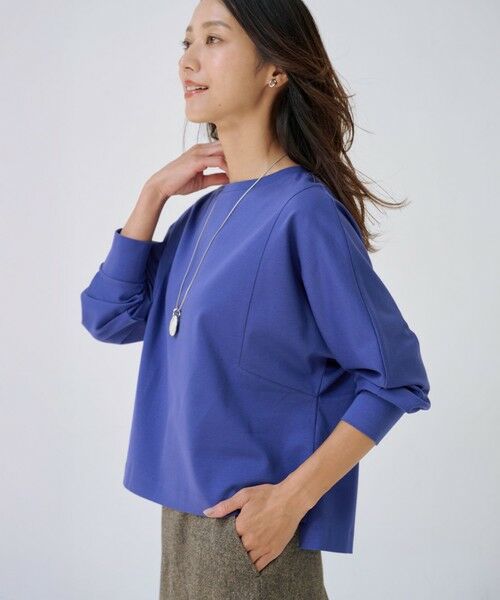 J.PRESS / ジェイプレス カットソー | ポンチ ボートネック カットソー | 詳細8