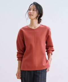 J.PRESS / ジェイプレス カットソー | メルトンジャージー Vネック カットソー