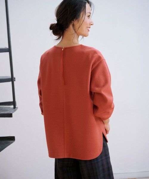 J.PRESS / ジェイプレス カットソー | メルトンジャージー Vネック カットソー | 詳細3