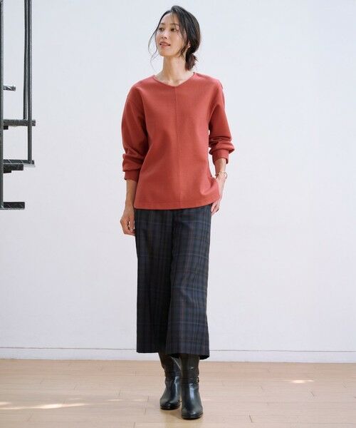 J.PRESS / ジェイプレス カットソー | メルトンジャージー Vネック カットソー | 詳細4