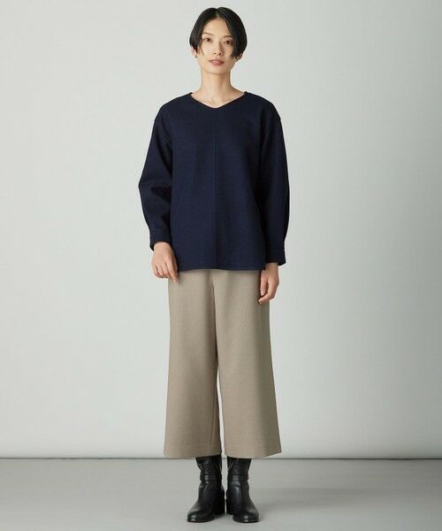 J.PRESS / ジェイプレス カットソー | メルトンジャージー Vネック カットソー | 詳細18