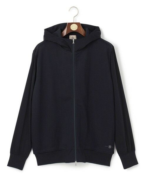 J.PRESS / ジェイプレス パーカー | お出かけシーンにも最適【J.PRESS PREMIUM JERSEY】ジャガードリンクス コンビパーカー | 詳細4