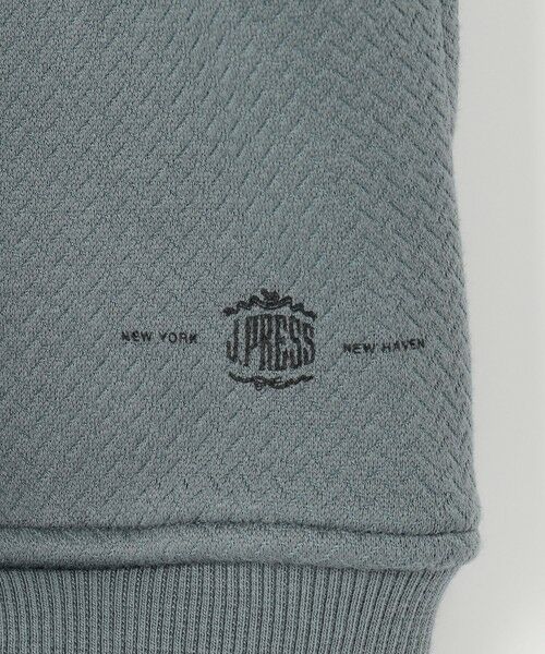 J.PRESS / ジェイプレス パーカー | お出かけシーンにも最適【J.PRESS PREMIUM JERSEY】ジャガードリンクス コンビパーカー | 詳細9