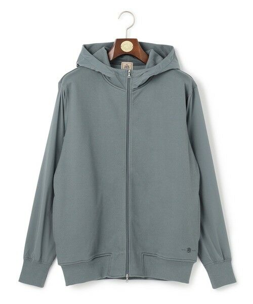 J.PRESS/ジェイプレス 【接触冷感】【J.PRESS PREMIUM JERSEY】ジャガードリンクス コンビパーカー グレー系 XL J.PRESS/ジェイプレス 【接触冷感】【J.PRESS PREMIUM JERSEY】ジャガードリンクス コンビパーカー グレー系 XL