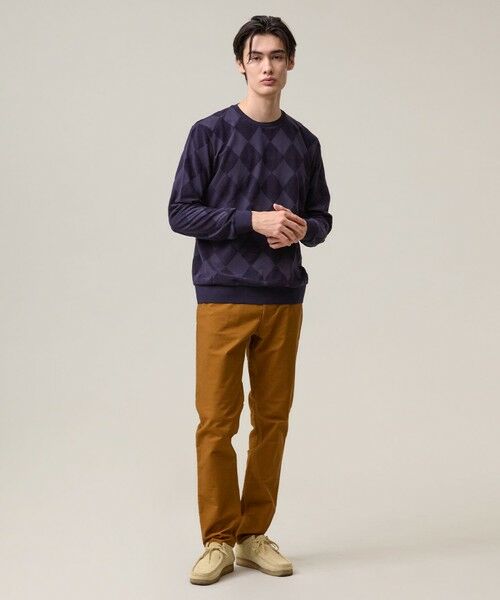 J.PRESS / ジェイプレス カットソー | アーガイルワントーンリンクス ロングスリーブ Tシャツ | 詳細5