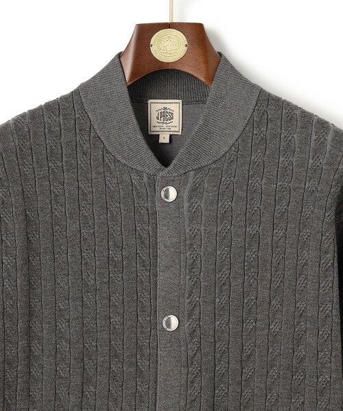 J.PRESS / ジェイプレス カーディガン・ボレロ | 羽織るだけで整う大人の品格【ストレッチ / イージーケア】【FLEX YARN】ケーブルニット ブルゾンライク カーディガン | 詳細6