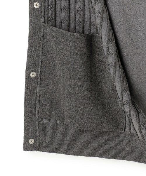 J.PRESS / ジェイプレス カーディガン・ボレロ | 羽織るだけで整う大人の品格【ストレッチ / イージーケア】【FLEX YARN】ケーブルニット ブルゾンライク カーディガン | 詳細12