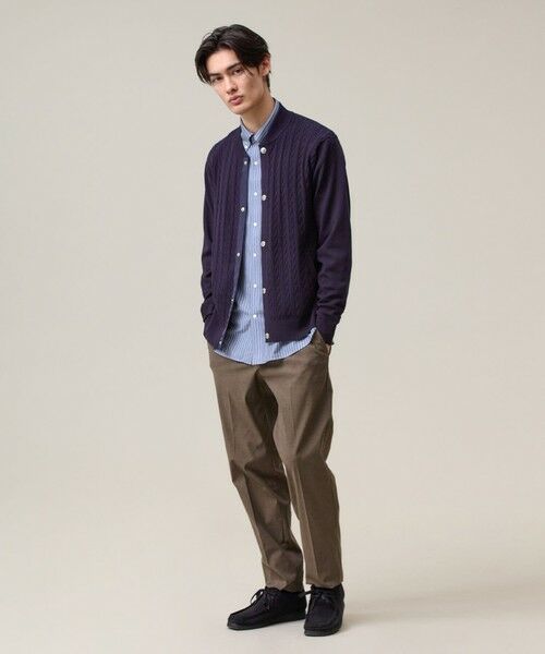 J.PRESS / ジェイプレス カーディガン・ボレロ | 羽織るだけで整う大人の品格【ストレッチ / イージーケア】【FLEX YARN】ケーブルニット ブルゾンライク カーディガン | 詳細15