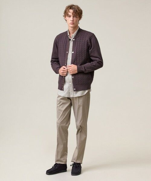 J.PRESS / ジェイプレス カーディガン・ボレロ | 羽織るだけで整う大人の品格【ストレッチ / イージーケア】【FLEX YARN】ケーブルニット ブルゾンライク カーディガン | 詳細22