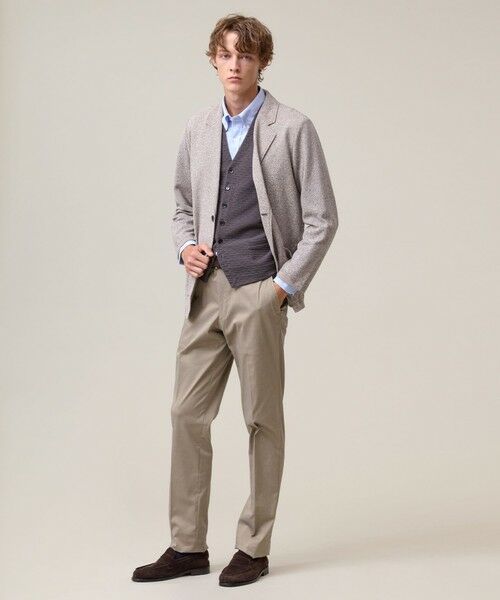 J.PRESS / ジェイプレス ベスト | 重ねて映える洗練レイヤード【ストレッチ / イージーケア】【FLEX YARN】ハイゲージ ニットベスト | 詳細4