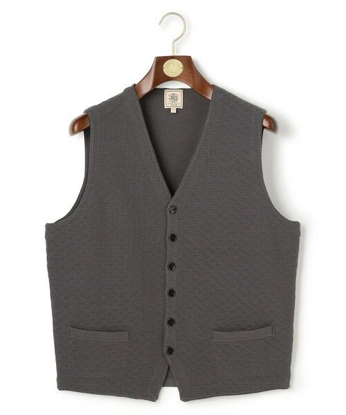 J.PRESS / ジェイプレス ベスト | 重ねて映える洗練レイヤード【ストレッチ / イージーケア】【FLEX YARN】ハイゲージ ニットベスト | 詳細5