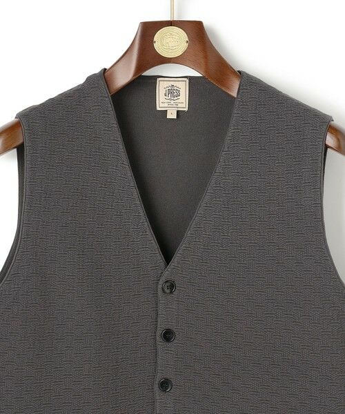 J.PRESS / ジェイプレス ベスト | 重ねて映える洗練レイヤード【ストレッチ / イージーケア】【FLEX YARN】ハイゲージ ニットベスト | 詳細7