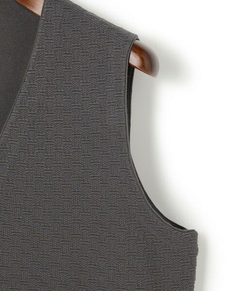 J.PRESS / ジェイプレス ベスト | 重ねて映える洗練レイヤード【ストレッチ / イージーケア】【FLEX YARN】ハイゲージ ニットベスト | 詳細8