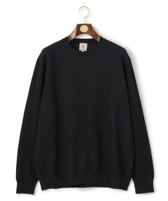 J.PRESS / ジェイプレス ニット・セーター | 【KING SIZE】【ストレッチ / イージーケア】【FLEX YARN】クルーネック ニット
