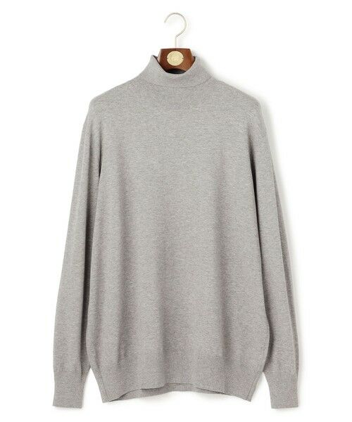 J.PRESS/ジェイプレス 【KING SIZE】【ストレッチ / イージーケア】【FLEX YARN】タートルネック ニット ライトグレー系 5L J.PRESS/ジェイプレス 【KING SIZE】【ストレッチ / イージーケア】【FLEX YARN】タートルネック ニット ライトグレー系 5L