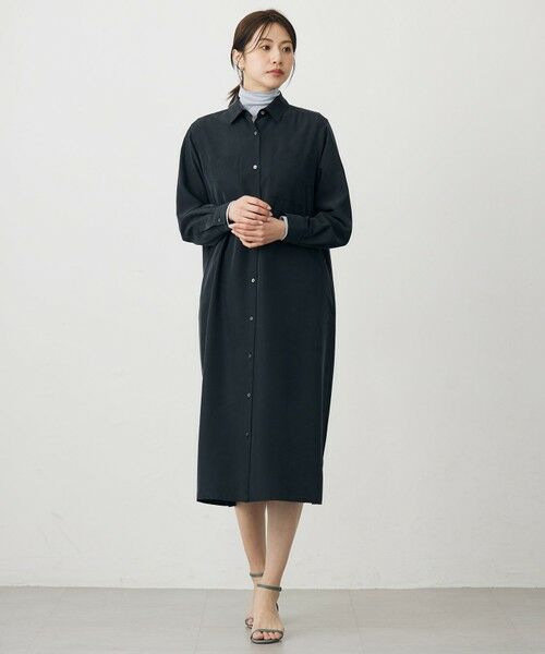 J.PRESS / ジェイプレス ロング・マキシ丈ワンピース | ピーチポプリン ワンピース | 詳細3